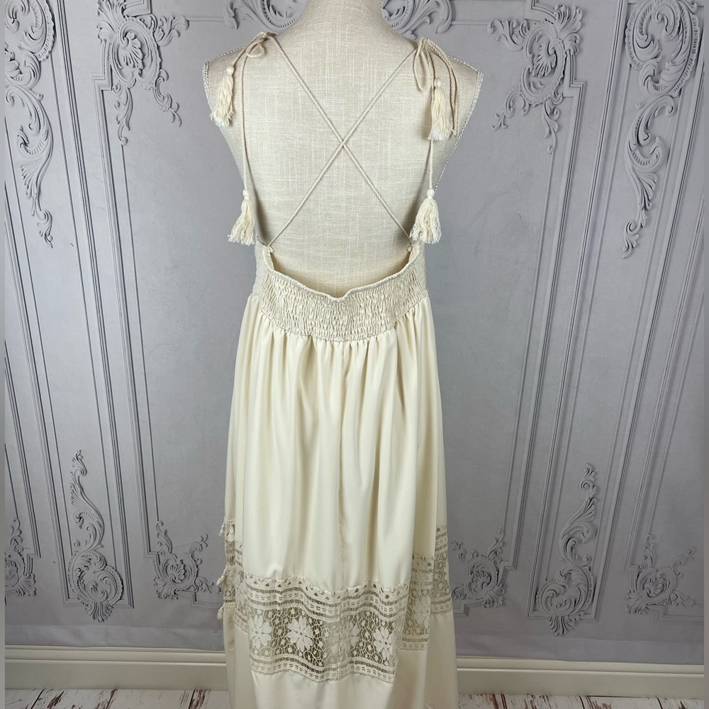 Boho Crochet Tassel Maxi Summer Dress - Picture 8 of 8